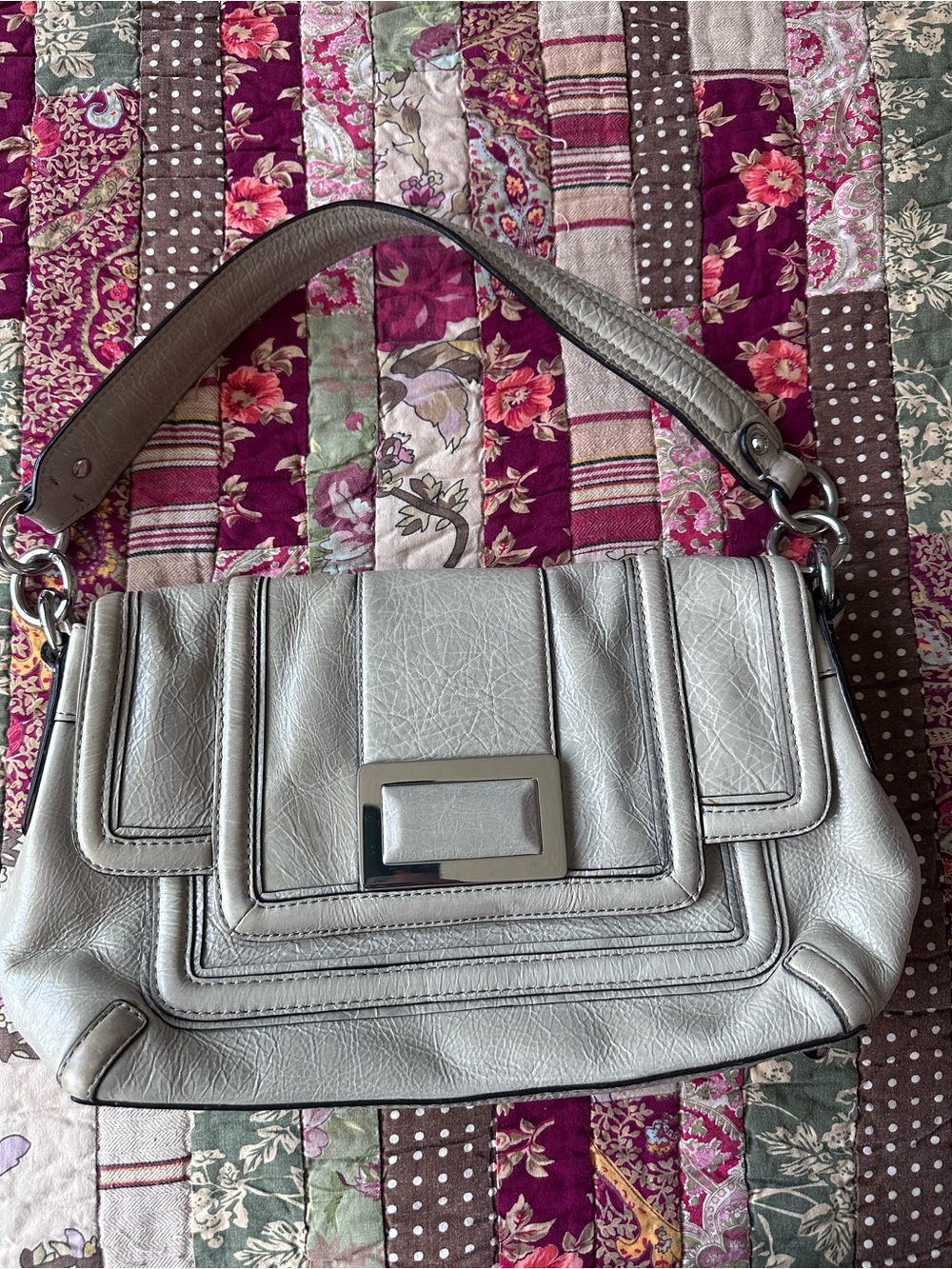 Y2K Banana Republic Leather Shoulder HandBag - Women